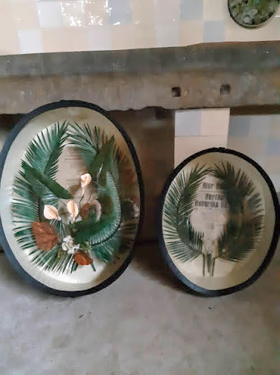 Maart 2021, de twee gerestaureerde trommels staan klaar in het atelier